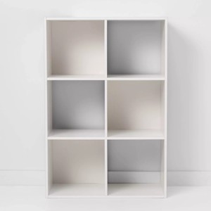 lot 669 image: 11 6 Cube Organizer Shelf - Room Essentials - White Finish