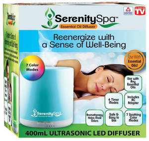 lot 961 image: SERENITY SPA HWR-06881116 AS SEEN ON TV REENERGIZE OIL DIFFUSER