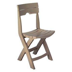 lot 688 image: GDF Studio Adams Manufacturing Resin Quik-Fold Chair, Portobello