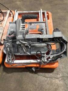Assorted  RIDGID  Wet Tile Saws used missing parts customer returns view pictures