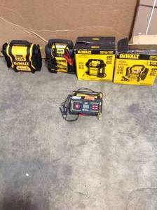 Lot of assorted Dewalt Power stationBattery charger customer returns Various Models and Conditions See Pictures