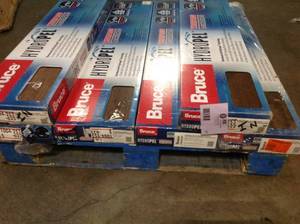 Lot of Bruce Hydropel Hickory Medium Brown 716 in. T x 5 in. W x Varying L Waterproof Engineered Hardwood Flooring (22.6 sq. ft.) Customer Returns See Pictures