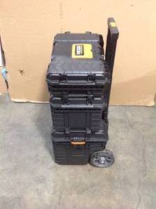 RIDGID 22 in. Pro Gear Cart Tool Box in Black Customer Returns See Pictures