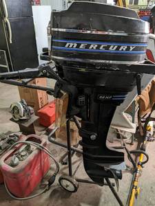 lot 203 image: Mercury 110 (9.8HP) Motor Untested...