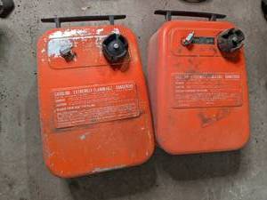 lot 206 image: (2) Boat Gasoline Cans See Photos...
