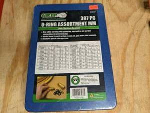 lot 264 image: Grip 397 pc. O-Ring Assortment MM...