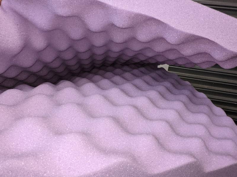 3 Egg Crate Memory Foam Mattress Topper w Lavender, Queen