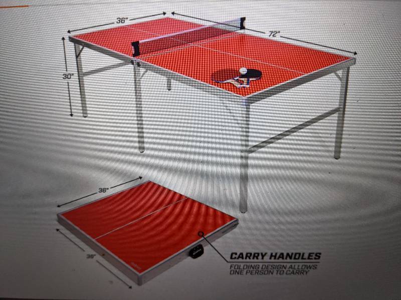 GoSports Portable Table Tennis