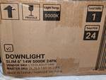 Sunco Lighting 12 Pack 56 Inch LED Recessed Downlight, Smooth Trim, Dimmable