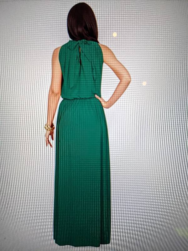 KOH KOH Sexy Sleeveless Summer Formal Flowy Casual Gown, Sz M