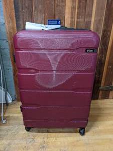 Coolife Luggage Expandable 28 Suitcase Spinner Built-In TSA Lock, Radiant Pink