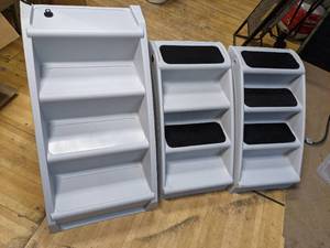 3 Sets of Folding Pet Steps wDamage