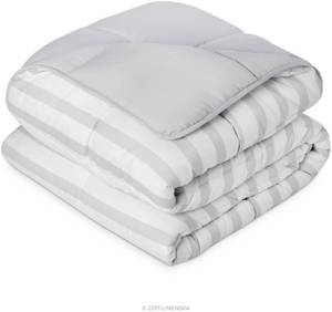 LINENSPA All Season Hypoallergenic Down Alternative Microfiber Comforter