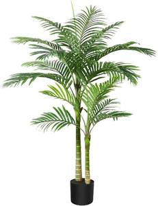 DR.Planzen Artificial Golden Cane Palm Tree 4 12