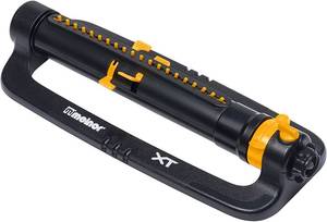 Melnor XT Turbo Oscillating Sprinkler with Twin Touch Width &amp Flow Control