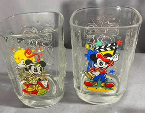 Lot of Holly Hobbie, Welchs, Care Bear, Mickey Mouse Glasses