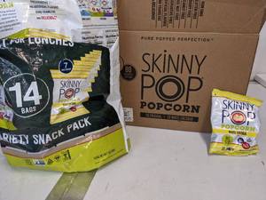40 Skinny Pop Popcorn Snack Bags