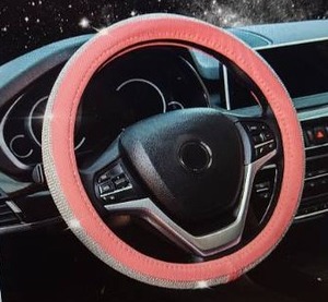 Hot Pink Steering Wheel Cover