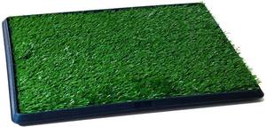 PETMAKER Artificial Grass Puppy Pad Collection, Portable Training Pad with Tray