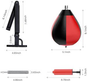 (2) Speed Bag Wall Mount Boxing Bags