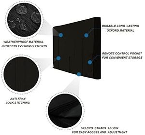 Outdoor Waterproof and Weatherproof TV Cover for 40 to 43 inch Outside Flat Screen TV