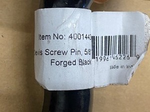 (2) 58 Forged Shackles