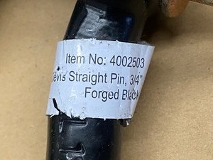 (2) 34 Forged Clevises