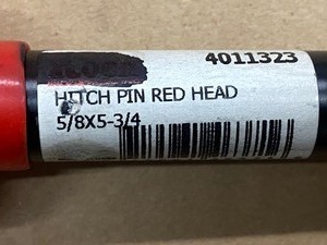 (2) 56 x 5.75 Red Head Hitch Pins