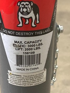 Bulldog Flip-Up Trailer Jack