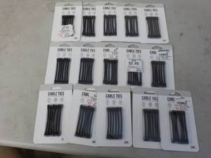 lot 296 image: 15 pkg Cable Ties...
