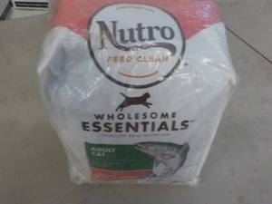 lot 308 image: 3 - 5 lb. Bags Nutro Adult Cat Food...