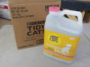 lot 311 image: 2 - 20 lb. Jugs Purina Tidy Cats Li...