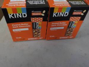 lot 329 image: 2 Boxes 24 Bars Total KIND Peanut B...