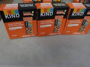 lot 332 image: 3 Boxes 36 Bars total KIND Peanut B...