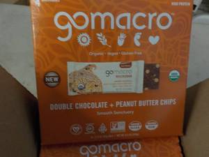 lot 338 image: Box of 28 Gomacro Double Chocolate ...