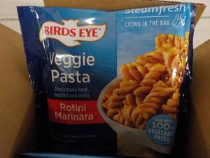 lot 356 image: Case of 7 Frozen Birds Eye Veggie P...