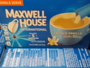 lot 364 image: Case of 8 Boxes Maxwell House Singl...