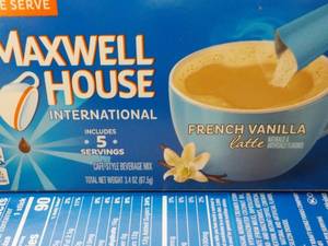 lot 365 image: Case of 8 Boxes Maxwell House Singl...