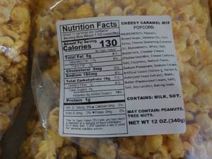 lot 370 image: 6 - 12 oz Bags Cheesy Caramel Mix P...