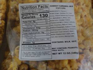 lot 371 image: 6 - 12 oz Bags Cheesy Caramel Mix P...