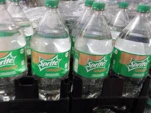 lot 412 image: 8 - 2 Liter Bottles Sprite Ginger R...