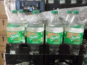 lot 413 image: 8 - 2 Liter Bottles Sprite Ginger R...