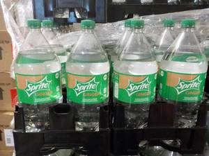 lot 416 image: 8 - 2 Liter Bottles Sprite Ginger R...