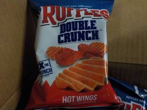 lot 417 image: Case of Ruffles Double Crunch Hot W...