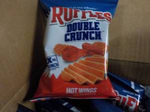 lot 419 image: Case of Ruffles Double Crunch Hot W...