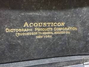 lot 33 image: Acousticon Dictograph...