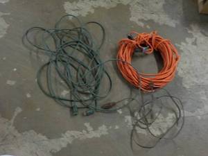 lot 47 image: Extension Cords...