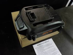 lot 54 image: 20V Max lithium Charger...