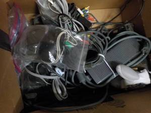 lot 79 image: Random box full of Cords...