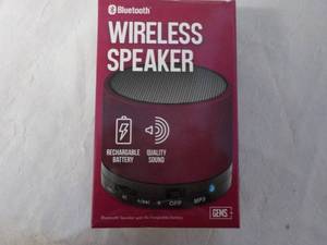 lot 170 image: Blue Tooth Wireless speaker...
